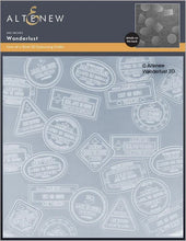 Load image into Gallery viewer, Embossing Folder: Altenew-Wanderlust 3D Embossing Folder
