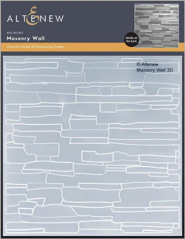 Embossing Folder: Altenew-Masonry Wall