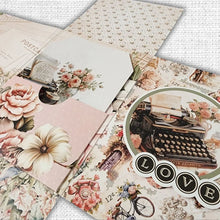 Load image into Gallery viewer, Mini Album: Paper Rose Studio-Afternoon in the Park 8.5&quot; x 11&quot; Mini Junk Journal Folio Kit
