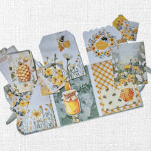 Load image into Gallery viewer, Mini Albums: Paper Rose Studio-Bees and Butterflies 8.5&quot; x 11&quot; Mini Junk Journal Folio Kit
