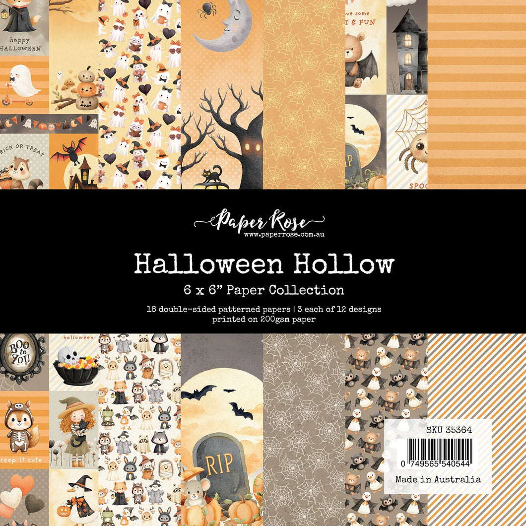 6x6 Paper: Paper Rose Studio-Halloween Hollow Paper Collection