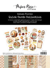 Load image into Gallery viewer, 6x6 Card Kit: Paper Rose Studio-Autumn Florals Quick Card Collection
