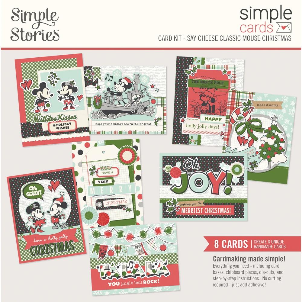 Card Kits: Simple Stories-Say Cheese Classic Mouse Christmas