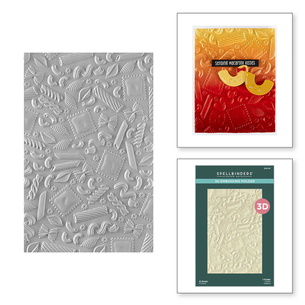 Embossing Folder: Spellbinders-AL DENTE BUON APPETITO COLLECTION