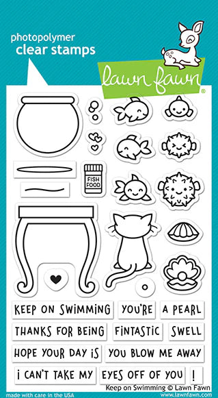 Stamps: Lawn Fawn-Keep On Swimming