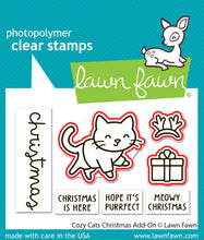 Load image into Gallery viewer, Dies: Lawn Fawn-Cozy Cats Christmas Add-On
