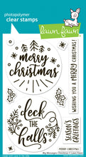 Load image into Gallery viewer, Stamps: Lawn Fawn-Big Messages: Christmas
