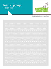 Load image into Gallery viewer, Stencils: Lawn Fawn-Cozy Sweater Stencil
