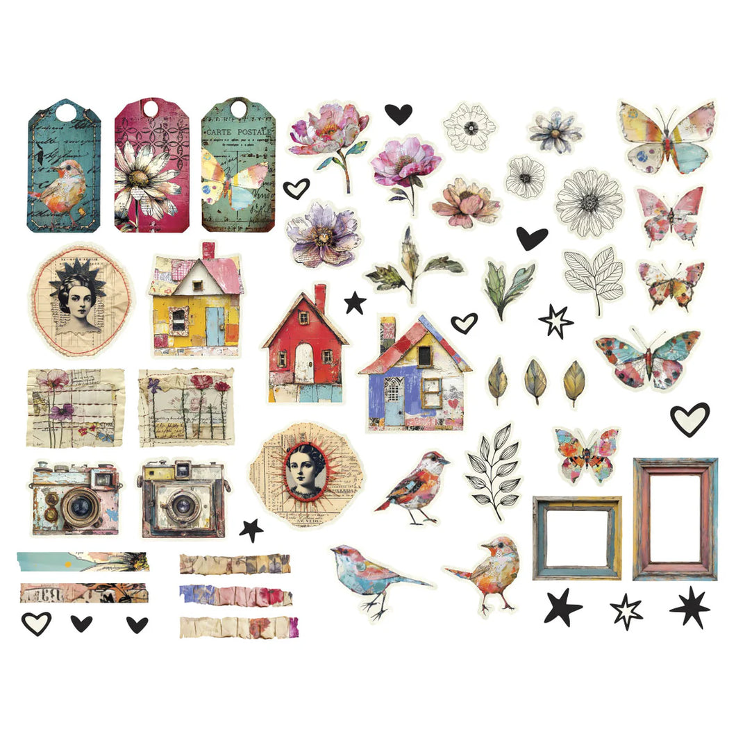 Embellishments: Spellbinders-Beautifully Imperfect Die Cut Shapes