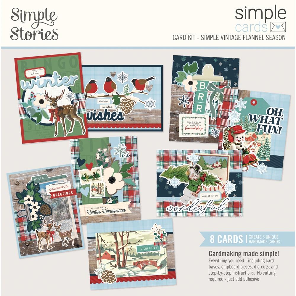 Card Kits: Simple Stories- Simple Vintage Flannel Season Card Kit