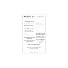 Load image into Gallery viewer, Stamps: Kristina Werner with Concord &amp; 9th-Inside Holiday Greetings Stamp Set
