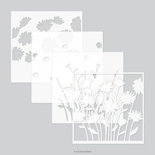 Load image into Gallery viewer, Stencils: Kristina Werner with Concord &amp; 9th-Daisy Bouquet Stencils
