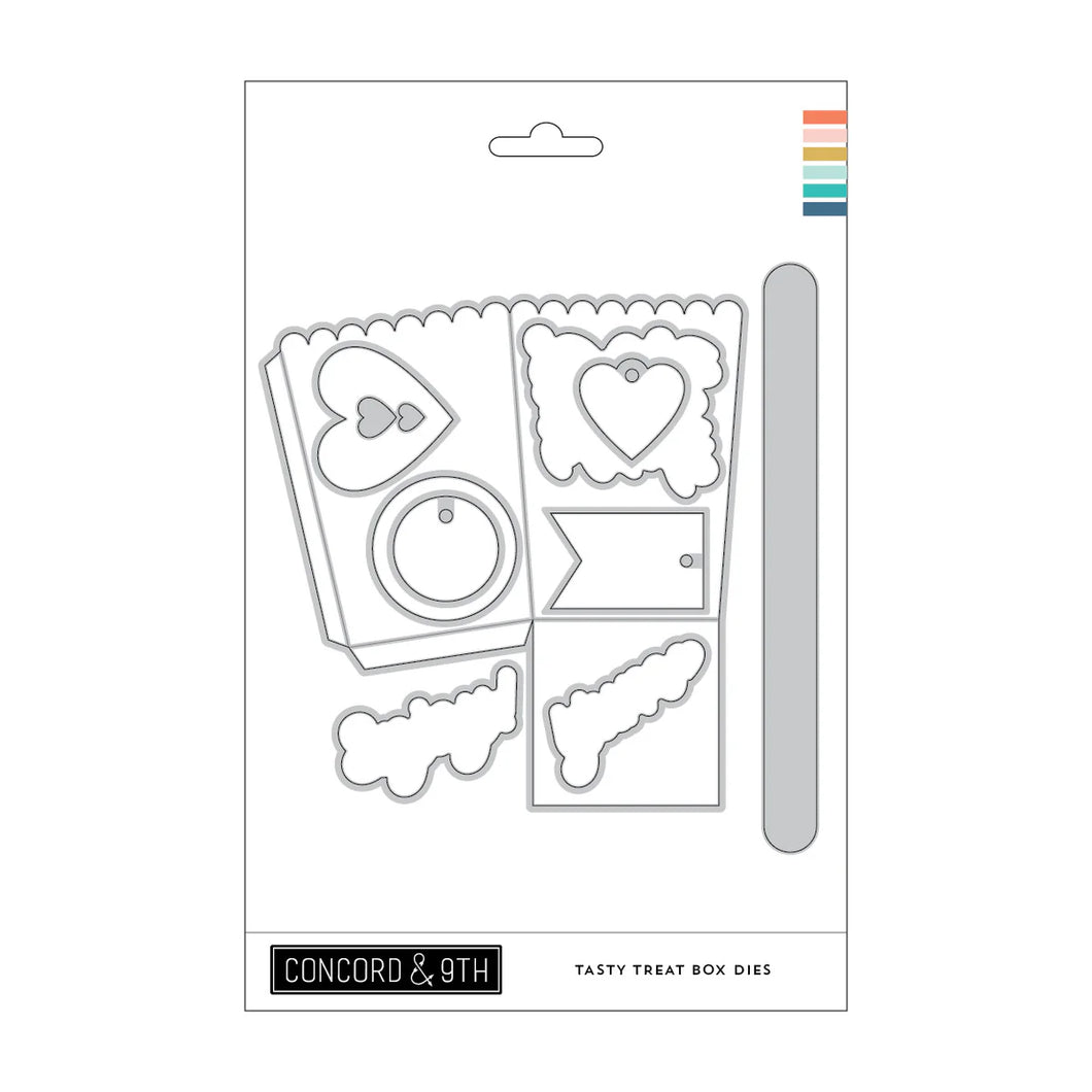 Dies: Concord & 9th-Tasty Treat Box Dies