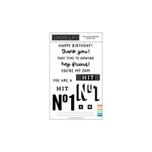 Load image into Gallery viewer, Stamps: Concord &amp; 9th-Mix Tape Rewind Stamp Set
