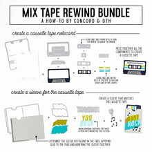 Load image into Gallery viewer, Stamps: Concord &amp; 9th-Mix Tape Rewind Stamp Set
