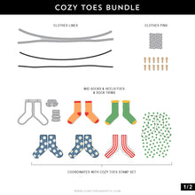 Load image into Gallery viewer, Stamps: Concord &amp; 9th-Cozy Toes Stamp Set
