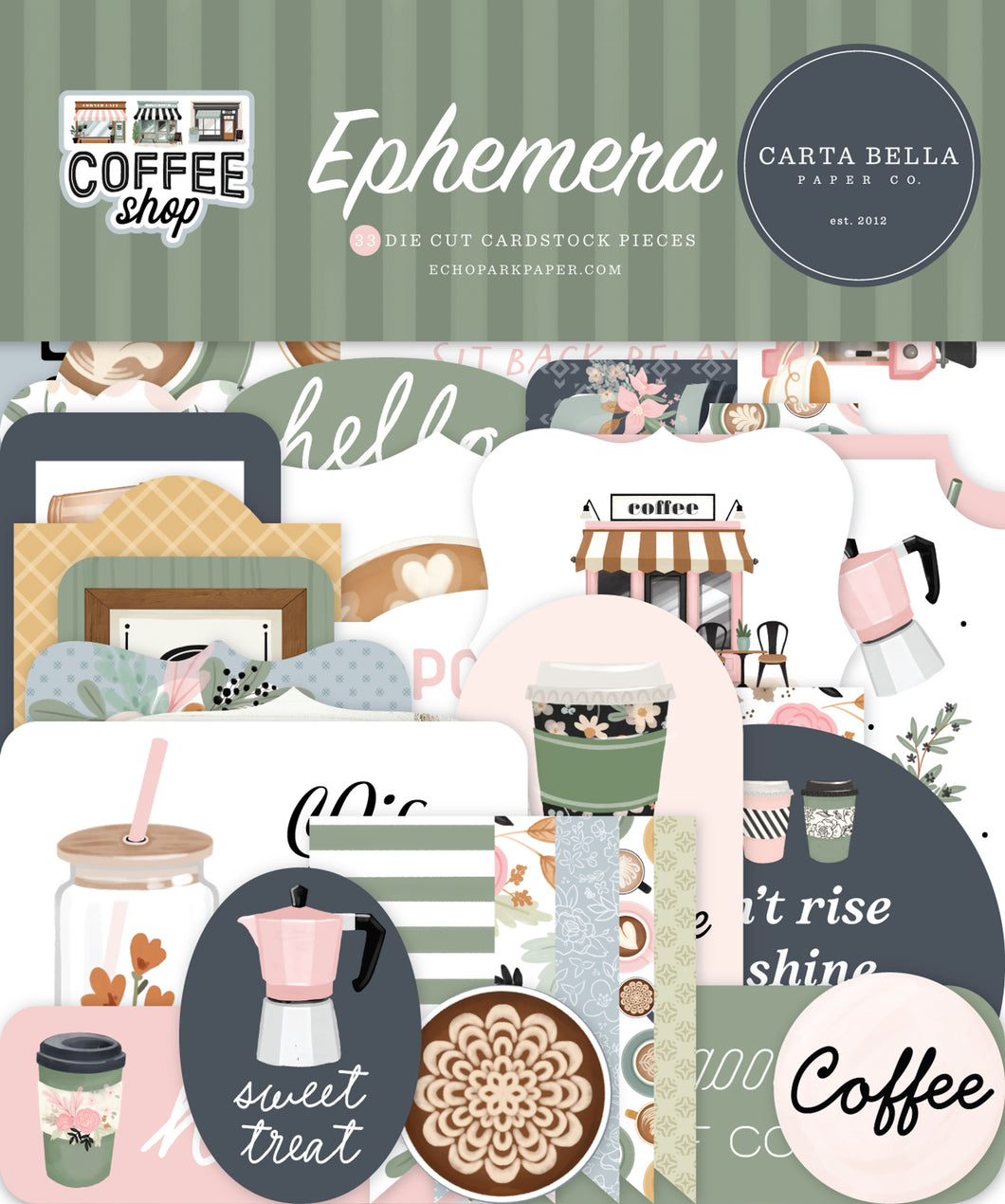 Embellishments: Carta Bella-Coffee Shop Ephemera