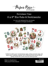 Load image into Gallery viewer, Embellishments: Paper Rose Studio-CHRISTMAS TIME 6X8&quot; DIE CUTS &amp; SENTIMENTS
