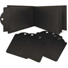 Load image into Gallery viewer, Scrapbooking: Graphic 45-Rectangle Policy Envelope Album — Black
