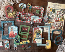 Load image into Gallery viewer, Embellishments: Graphic 45-Wonder of Oz Chipboard Pieces, Tags &amp; Frames
