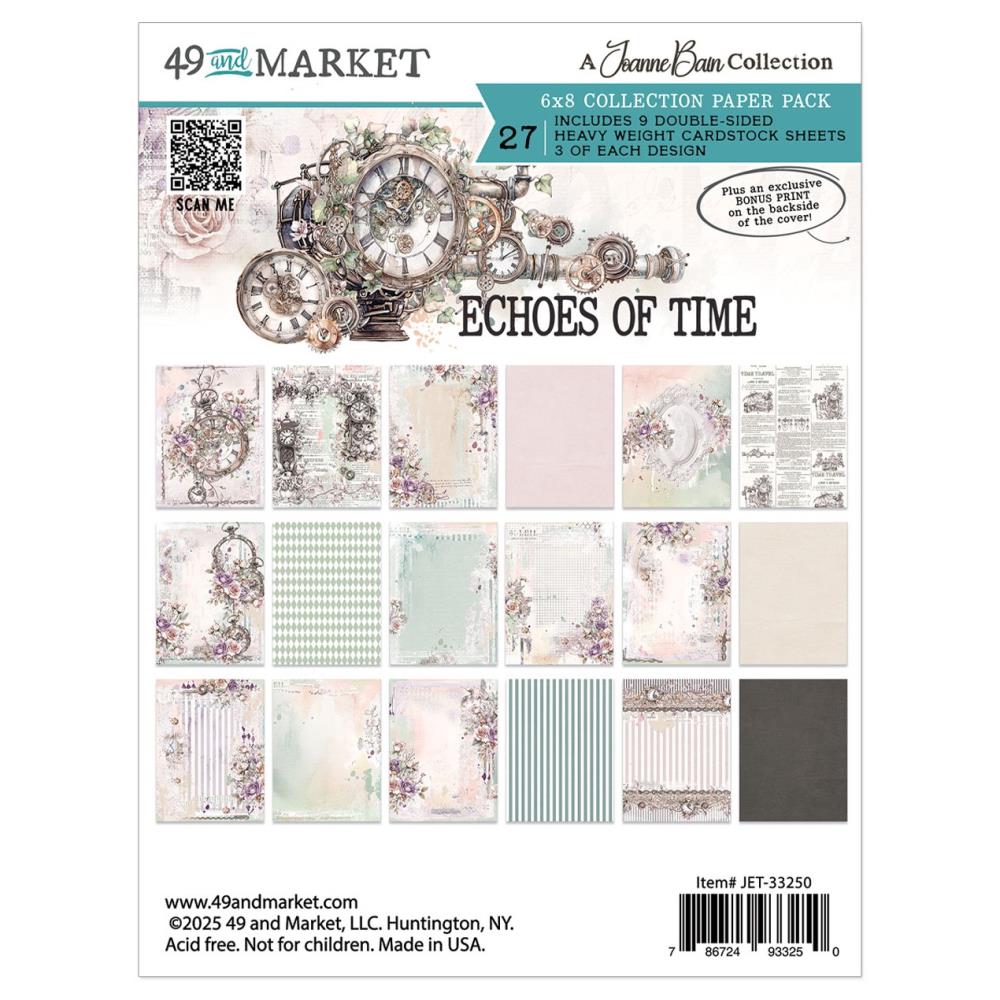 6x8 Paper: 49 And Market-Echoes Of Time Paper Pack