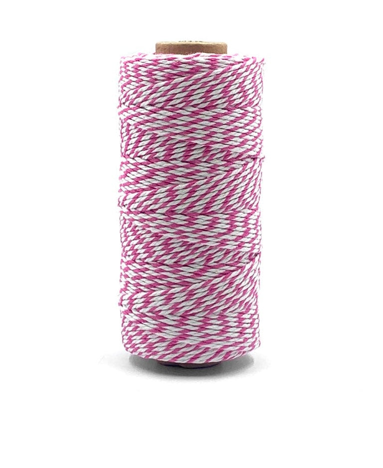 Twine: Purple Pinky Promises-Pink-5 yards