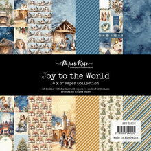 Load image into Gallery viewer, 6x6 paper: Paper Rose Studio-JOY TO THE WORLD PAPER COLLECTION

