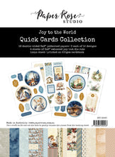 Load image into Gallery viewer, Card Kits: Paper Rose Studio-JOY TO THE WORLD 6X8&quot; QUICK CARD COLLECTION
