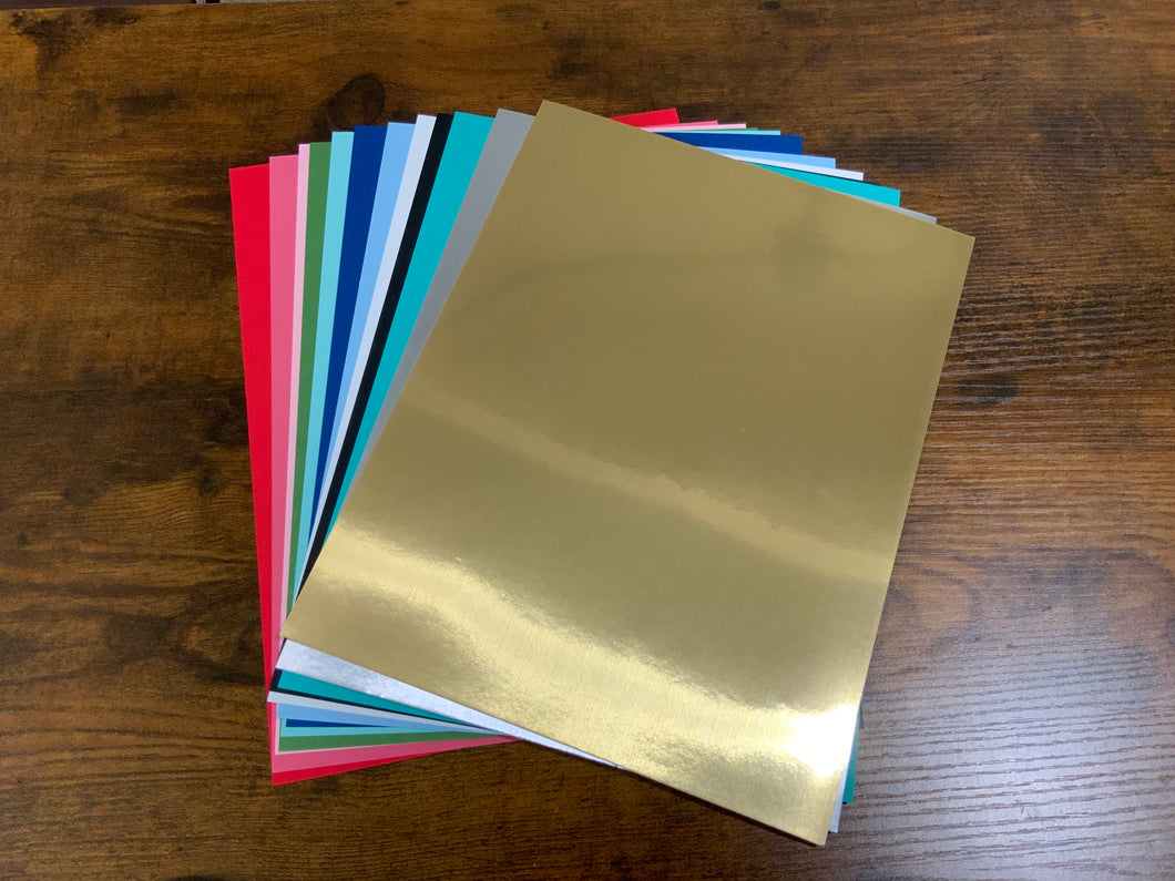 8.5 x 11 Cardstock:  Spellbinders - Misc Christmas Paper