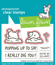 Load image into Gallery viewer, Dies: lawn fawn-a mole lot of love add-on
