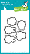 Load image into Gallery viewer, Dies: lawn fawn-critter conversation hearts lawn cuts
