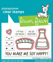 Load image into Gallery viewer, Dies: lawn fawn-soy happy

