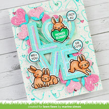 Load image into Gallery viewer, Stencils: lawn fawn-outline hearts stencil
