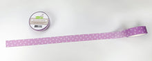Load image into Gallery viewer, Embellishments: lawn fawn-purple tiny hearts washi tape
