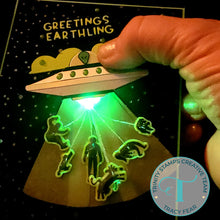 Load image into Gallery viewer, Stamp and Die Combo: Trinity Stamps-Abducted 2x3 Stamp &amp; Coordinating Die Set
