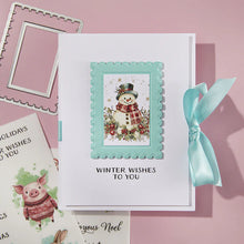 Load image into Gallery viewer, Embossing Folder and dies: SPELLBINDERS-POSTAGE STAMPS 3D EMBOSS &amp; CUT FOLDER
