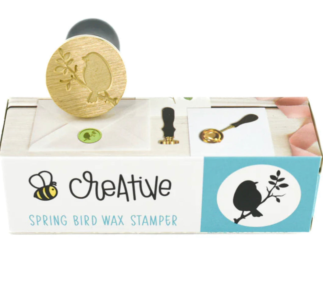 Crafting Tools: HoneyBee Stamps-Spring Bird - Wax Stamper