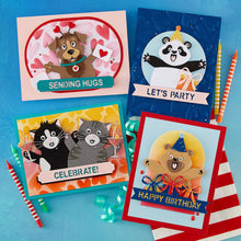 Load image into Gallery viewer, Embossing Folder: SPELLBINDERS-PUFFY HEARTS 3D EMBOSSING FOLDER BY SIMON HURLEY
