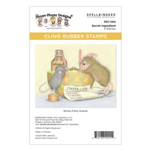 Load image into Gallery viewer, Stamps: SPELLBINDERS-SECRET INGREDIENT CLING RUBBER STAMPS BY HOUSE-MOUSE
