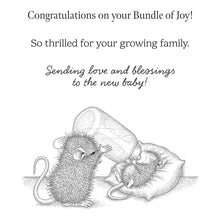 Load image into Gallery viewer, Stamps: SPELLBINDERS-BUNDLE OF JOY CLING RUBBER STAMP SET FROM THE HOUSE-MOUSE CREATIVE DAY COLLECTION
