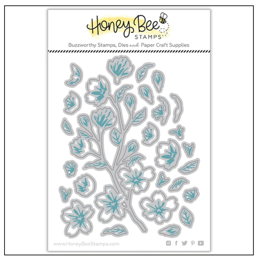 Dies: HoneyBee Stamps-Lovely Layers: Cherry Blossom - Honey Cuts