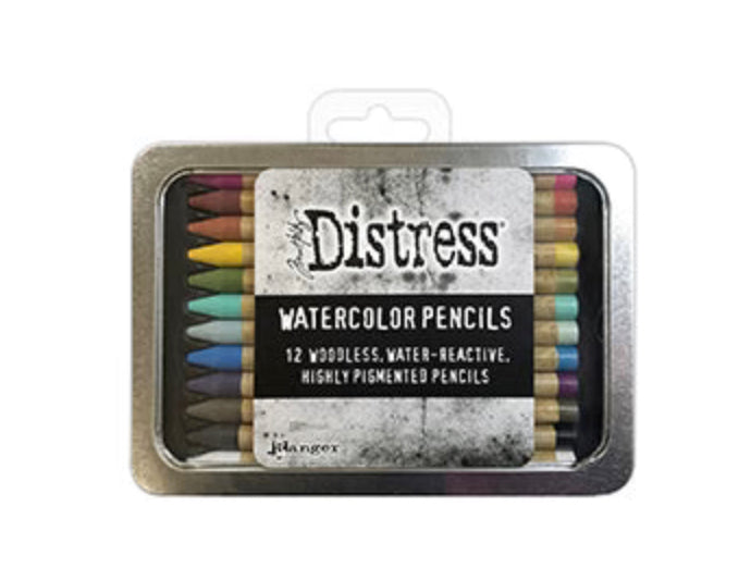 Coloring Tools: Tim Holtz Distress Watercolor Pencils Set 1