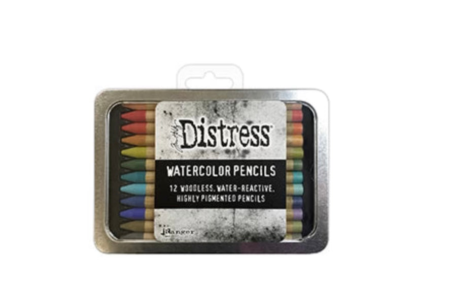 Coloring Tools: Tim Holtz Watercolor Distress Pencils Set 3