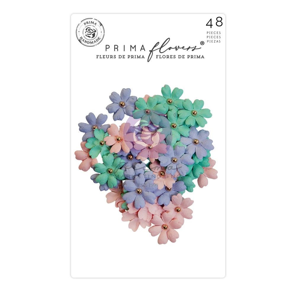 Embellishments: Prima Marketing The Plant Department Mulberry Paper Flowers