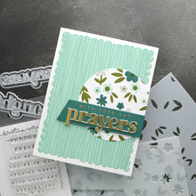 Load image into Gallery viewer, Stamps: Kristina Werner with C&amp;9-Thoughts and Prayers Stamp Set

