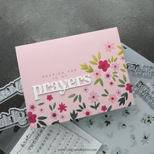 Load image into Gallery viewer, Stamps: Kristina Werner with C&amp;9-Thoughts and Prayers Stamp Set
