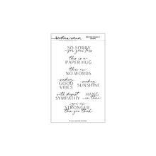 Load image into Gallery viewer, Stamps: Kristina Werner with C&amp;9-Written Words 2

