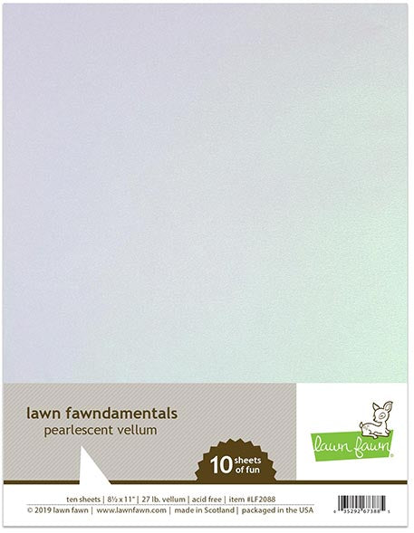 Specialty Paper: lawn fawn-pearlescent vellum