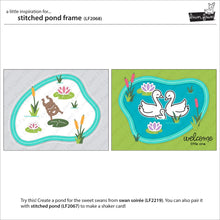 Load image into Gallery viewer, Dies: lawn fawn-stitched pond frame
