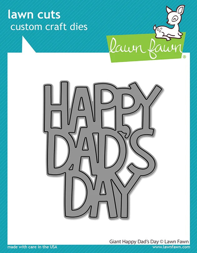 Dies: Lawn Fawn-Giant Happy Dad’s Day
